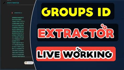 group id extractor v3 2022.